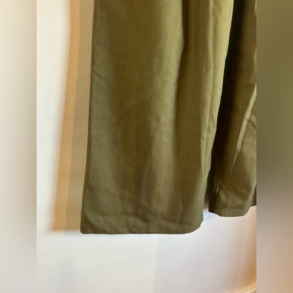 Urban Outfitters Olive Wide Leg Trouser Women's Large - Picture 3 of 7
